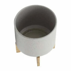 Brand new 😀 Sagebrook Home 10" Planter With Wood Stand, Matte Beige 12.0"H - 10.0" X 10.0" X 12.0" 🌟 12 Brand new 😀 Sagebrook Home 10" Planter With Wood Stand, Matte Beige 12.0"H - 10.0" X 10.0" X 12.0" 🌟 -Sagebrook Home Online Shop unnamed file 4333