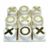 Buy 🎁 Sagebrook Home Marble 7x7 Tic-tac-toe, White, Gold 2.0"H - 7.0" X 7.0" X 2.0" 😀 -Sagebrook Home Online Shop unnamed file 435