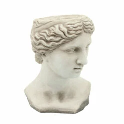 Top 10 😀 Sagebrook Home Resin 11" Lady Head Planter, Antique White 15"H - 11.0" X 10.0" X 15.0" ❤️