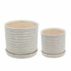 Budget 𧨠Sagebrook Home Set Of 2 Textured Planter 6, 8" With Saucer, Beige 8"H - 8.0" X 8.0" X 8.0" β€οΈ 2 Budget 𧨠Sagebrook Home Set Of 2 Textured Planter 6, 8" With Saucer, Beige 8"H - 8.0" X 8.0" X 8.0" β€οΈ -Sagebrook Home Online Shop unnamed file 443