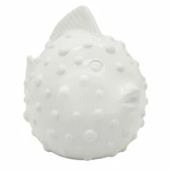 Budget 🥰 Sagebrook Home 10" Puffer Fish, White 8"H - 10.0" X 7.0" X 8.0" 👍