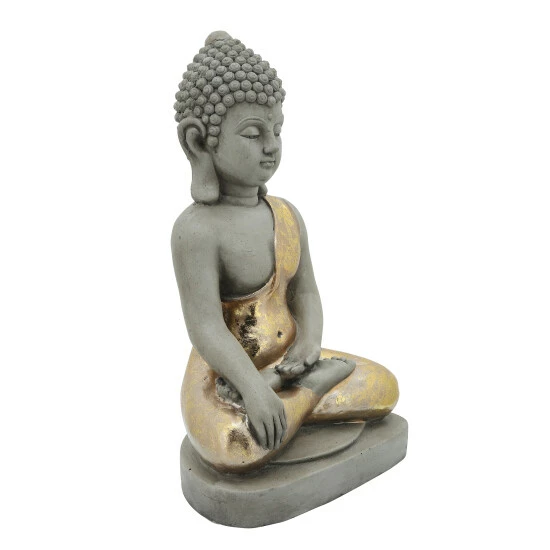 Brand new β€οΈ Sagebrook Home Resin, 24"h Sitting Buddha, Gray 24.0"H π₯° 4 Brand new β€οΈ Sagebrook Home Resin, 24"h Sitting Buddha, Gray 24.0"H π₯° - Image 2