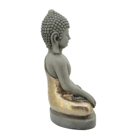Brand new β€οΈ Sagebrook Home Resin, 24"h Sitting Buddha, Gray 24.0"H π₯° 5 Brand new β€οΈ Sagebrook Home Resin, 24"h Sitting Buddha, Gray 24.0"H π₯° - Image 3