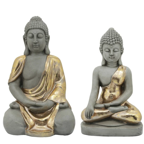 Brand new β€οΈ Sagebrook Home Resin, 24"h Sitting Buddha, Gray 24.0"H π₯° 7 Brand new β€οΈ Sagebrook Home Resin, 24"h Sitting Buddha, Gray 24.0"H π₯° - Image 5