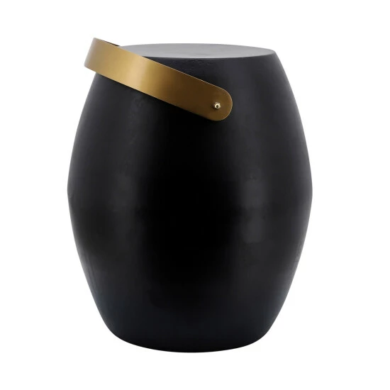 Best deal π Sagebrook Home 18"h Metal Barrel Accent Table, Black 18.0"H - 15.75" X 15.75" X 18.0" π 7 Best deal π Sagebrook Home 18"h Metal Barrel Accent Table, Black 18.0"H - 15.75" X 15.75" X 18.0" π - Image 5