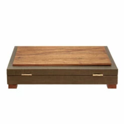 Flash Sale 😍 Sagebrook Home Wood 16" Faux Leather Box With Legs, Green 3.0"H - 16.0" X 10.0" X 3.0" 💯 -Sagebrook Home Online Shop unnamed file 4517