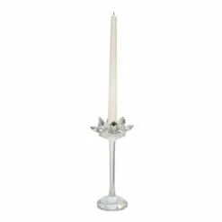 Wholesale 🤩 Sagebrook Home Glass 8" Lotus Candle Holder, Silver 7.8"H - 3.9" X 3.9" X 7.8" 🤩 -Sagebrook Home Online Shop unnamed file 4530