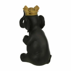 Brand new 😀 Sagebrook Home Polyresin 14" Elephant With Crown, Black, Gold 14"H - 7.0" X 6.0" X 14.0" 😀 -Sagebrook Home Online Shop unnamed file 4539