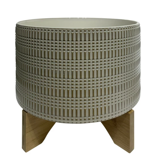 Hot Sale ๐ Sagebrook Home Ceramic 10" Tribal Planter With Stand, Black 8.0"H - 11.0" X 11.0" X 8.0" ๐ 3 Hot Sale ๐ Sagebrook Home Ceramic 10" Tribal Planter With Stand, Black 8.0"H - 11.0" X 11.0" X 8.0" ๐