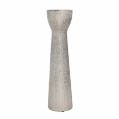 Cheap 😍 Sagebrook Home Ceramic 16" Bead Candle Holder,silver 16.0"H - 4.25" X 4.25" X 16.0" ⭐ -Sagebrook Home Online Shop unnamed file 4558
