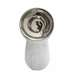 Cheap 😍 Sagebrook Home Ceramic 16" Bead Candle Holder,silver 16.0"H - 4.25" X 4.25" X 16.0" ⭐ -Sagebrook Home Online Shop unnamed file 4559