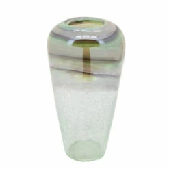 Cheapest 🔥 Sagebrook Home Glass, 12" Crackled Vase, Clear 12.0"H ⌛ -Sagebrook Home Online Shop unnamed file 4584