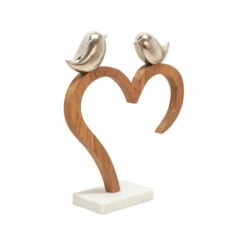 Flash Sale 👍 Sagebrook Home 15" Birds Perched On Heart, Silver 15"H - 14.0" X 4.0" X 15.0" 😍 -Sagebrook Home Online Shop unnamed file 4596