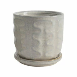 Top 10 ⌛ Sagebrook Home Ceramic Set Of 2 5, 6" Wiggly Planter With Saucer, Beige 6.0"H - 6.0" X 6.0" X 6.0" 🤩 -Sagebrook Home Online Shop unnamed file 4607