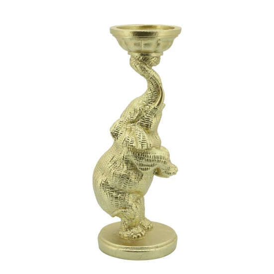 Coupon ๐ Sagebrook Home Resin, 14"h Elephant Candle Holder, Gold 14.0"H - 6.0" X 5.0" X 14.0" ๐ 3 Coupon ๐ Sagebrook Home Resin, 14"h Elephant Candle Holder, Gold 14.0"H - 6.0" X 5.0" X 14.0" ๐