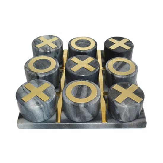 Discount ๐ Sagebrook Home Marble 7x7 Tic-tac-toe, Black, Gold 2.0"H - 7.0" X 7.0" X 2.0" ๐ฏ 4 Discount ๐ Sagebrook Home Marble 7x7 Tic-tac-toe, Black, Gold 2.0"H - 7.0" X 7.0" X 2.0" ๐ฏ - Image 2