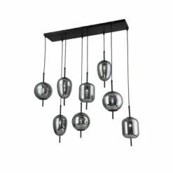 Best Pirce 💯 Sagebrook Home Metal 47" Pendant Lamp With 8 Light, Smoke Glass 47.0"H - 37.01" X 8.0" X 47.0" 🔔