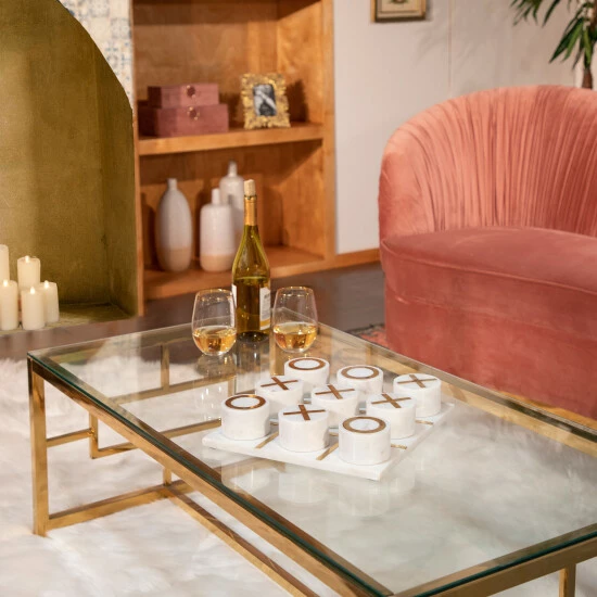 Discount ๐ Sagebrook Home Marble 7x7 Tic-tac-toe, Black, Gold 2.0"H - 7.0" X 7.0" X 2.0" ๐ฏ 10 Discount ๐ Sagebrook Home Marble 7x7 Tic-tac-toe, Black, Gold 2.0"H - 7.0" X 7.0" X 2.0" ๐ฏ - Image 8