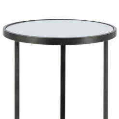 Hot Sale 👏 Sagebrook Home Metal, Set Of 2 21, 24" Mirrored Side Tables, Black 24.0"H - 16.0" X 18.0" X 24.0" ✔️ -Sagebrook Home Online Shop unnamed file 4721