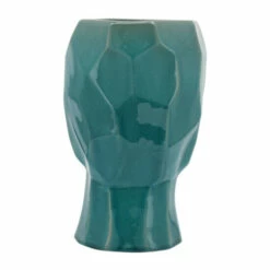 Discount 🤩 Sagebrook Home Ceramic 12" Face Vase, Turquiose 12.5"H ⌛ -Sagebrook Home Online Shop unnamed file 475