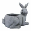 Promo ✔️ Sagebrook Home Resin, 15"d Sitting Bunny Planter, Gray 11"H - 15.0" X 11.0" X 11.0" 👍 -Sagebrook Home Online Shop unnamed file 4772