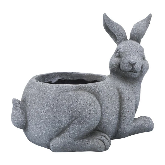 Promo โ๏ธ Sagebrook Home Resin, 15"d Sitting Bunny Planter, Gray 11"H - 15.0" X 11.0" X 11.0" ๐ 3 Promo โ๏ธ Sagebrook Home Resin, 15"d Sitting Bunny Planter, Gray 11"H - 15.0" X 11.0" X 11.0" ๐