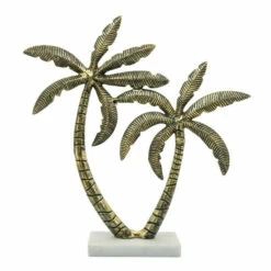 Buy 🧨 Sagebrook Home Metal, 20"h Coconut Tree, Bronze 20.0"H - 19.0" X 4.0" X 20.0" 😍
