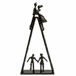 Best Pirce 🥰 Sagebrook Home 23" Metal Family On Ladder, Black 23"H - 11.0" X 3.0" X 23.0" ✔️ -Sagebrook Home Online Shop unnamed file 4818