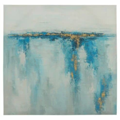 Outlet 💯 Sagebrook Home 40x40 Abstract Hand Embelished Canvas Print, Mult 40.0"H 🤩