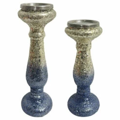 Budget ⭐ Sagebrook Home 15" Silver Blue, Crackled Candle Holder 15.25"H - 5.25" X 5.25" X 15.25" ⌛ 5 Budget ⭐ Sagebrook Home 15" Silver Blue, Crackled Candle Holder 15.25"H - 5.25" X 5.25" X 15.25" ⌛ -Sagebrook Home Online Shop unnamed file 4861