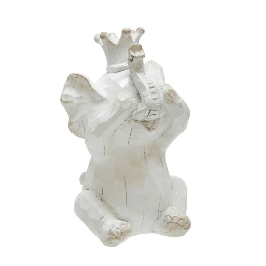 Best Sale โญ Sagebrook Home Set Of 3 Resin Hear No,see No Speakno Elephants, White 8.25"H - 5.0" X 4.5" X 8.25" ๐งจ 5 Best Sale โญ Sagebrook Home Set Of 3 Resin Hear No,see No Speakno Elephants, White 8.25"H - 5.0" X 4.5" X 8.25" ๐งจ - Image 3