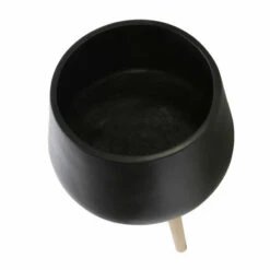 Flash Sale 💯 Sagebrook Home 18" Planter With Wood Legs, Matte Black 23"H - 18.0" X 18.0" X 23.0" 🌟 -Sagebrook Home Online Shop unnamed file 4881