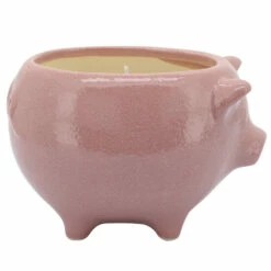 Hot Sale 👏 Sagebrook Home 6" Pig Scented Candle, Pink 9oz 4.0"H - 6.0" X 6.0" X 4.0" 😀 -Sagebrook Home Online Shop unnamed file 4885