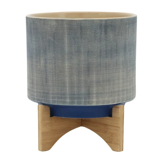 Hot Sale ๐ฅ Sagebrook Home 10" Mesh Planter With Stand, Blue 12.0"H - 10.0" X 10.0" X 12.0" ๐ 3 Hot Sale ๐ฅ Sagebrook Home 10" Mesh Planter With Stand, Blue 12.0"H - 10.0" X 10.0" X 12.0" ๐