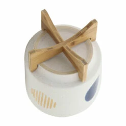 Coupon 😍 Sagebrook Home 10" Funky Planter With Stand, White 12.0"H - 10.0" X 10.0" X 12.0" ✔️ -Sagebrook Home Online Shop unnamed file 4910