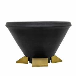 Hot Sale ❤️ Sagebrook Home 12" Wooden Bowl With Metal Legs, Black 7.75"H - 11.5" X 11.5" X 7.75" 🤩 -Sagebrook Home Online Shop unnamed file 4922