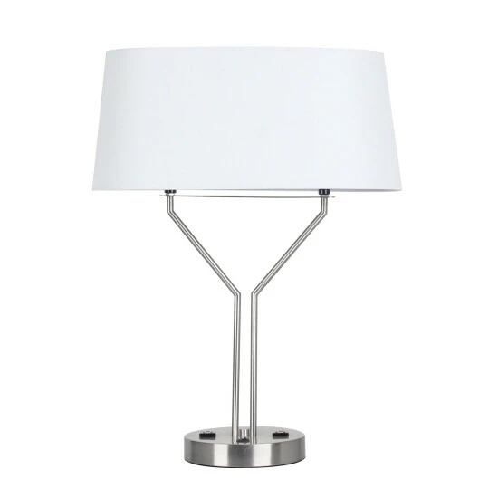 Best Sale ✨ Sagebrook Home Metal 26.75" Table Lamp W/Usb, Outlet, Silver 🛒 3 Best Sale ✨ Sagebrook Home Metal 26.75" Table Lamp W/Usb, Outlet, Silver 🛒