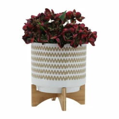Top 10 🤩 Sagebrook Home 10" Zig-zag Planter With Stand, White 12.0"H - 10.0" X 10.0" X 12.0" 🧨 -Sagebrook Home Online Shop unnamed file 4961