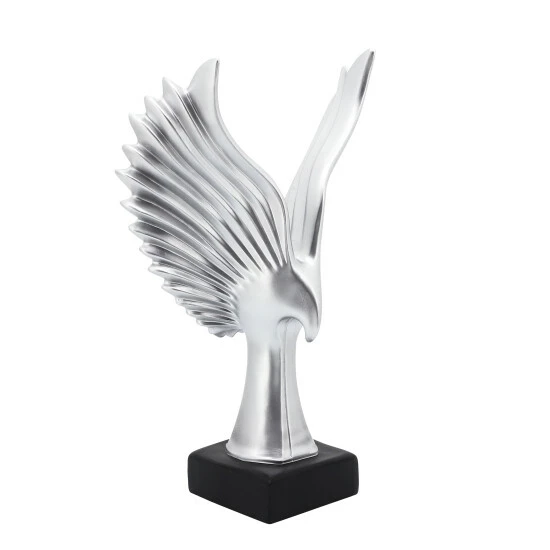 Brand new ๐ Sagebrook Home Resin 14"h Eagle Table Accent, Silver 14.0"H - 9.0" X 4.5" X 14.0" ๐ 3 Brand new ๐ Sagebrook Home Resin 14"h Eagle Table Accent, Silver 14.0"H - 9.0" X 4.5" X 14.0" ๐