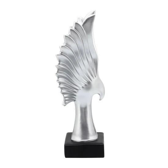 Brand new ๐ Sagebrook Home Resin 14"h Eagle Table Accent, Silver 14.0"H - 9.0" X 4.5" X 14.0" ๐ 6 Brand new ๐ Sagebrook Home Resin 14"h Eagle Table Accent, Silver 14.0"H - 9.0" X 4.5" X 14.0" ๐ - Image 4