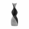Best Pirce ✨ Sagebrook Home 20" Twisted Vase, Black, Silver 20.0"H 👍