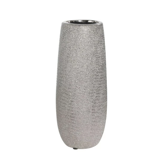 Top 10 π Sagebrook Home Ceramic 9.75" Vase, Silver 9.75"H β¨ 4 Top 10 π Sagebrook Home Ceramic 9.75" Vase, Silver 9.75"H β¨ - Image 2
