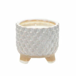 Cheapest 🌟 Sagebrook Home 6" Woven Candle By Liv & Skye 12oz 4.5"H - 5.5" X 5.5" X 4.5" 🤩
