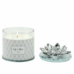 Buy 𧨠Sagebrook Home Crystal 5" Soy Candle Lotus Box, Silver 13oz 5"H - 4.0" X 4.0" X 5.0" β 6 Buy 𧨠Sagebrook Home Crystal 5" Soy Candle Lotus Box, Silver 13oz 5"H - 4.0" X 4.0" X 5.0" β -Sagebrook Home Online Shop unnamed file 5029