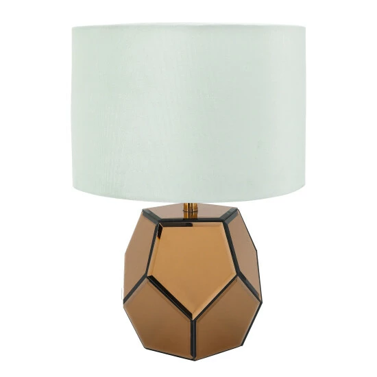 Wholesale ๐ Sagebrook Home Mirrored 17.25" Facetd Table Lamp, Gold 17.25"H - 12.0" X 12.0" X 17.25" ๐ 3 Wholesale ๐ Sagebrook Home Mirrored 17.25" Facetd Table Lamp, Gold 17.25"H - 12.0" X 12.0" X 17.25" ๐