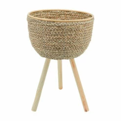 Cheap 🔔 Sagebrook Home 14" Wicker Planter With Legs, Natural 22.0"H - 14.0" X 14.0" X 22.0" 🛒 -Sagebrook Home Online Shop unnamed file 5048