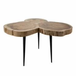 Coupon ๐ Sagebrook Home 20" 3-legged Wooden Side Table, Brown 19.75"H - 25.0" X 25.0" X 19.75" ๐
