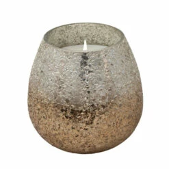 Cheap ✔️ Sagebrook Home Candle On Ombre Glass By Liv & Skye 42oz 6.0"H - 6.0" X 6.0" X 6.0" 🎁