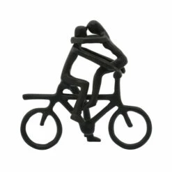 Hot Sale 🔔 Sagebrook Home Metal, 10"h Couple On Bike, Black 6.5"H - 9.5" X 13.0" X 6.5" 💯 -Sagebrook Home Online Shop unnamed file 5097