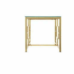 Best deal 🤩 Sagebrook Home Gold Metal, Glass Accent Table, 21.75"H - 21.75" X 21.75" X 21.75" ❤️ -Sagebrook Home Online Shop unnamed file 5110